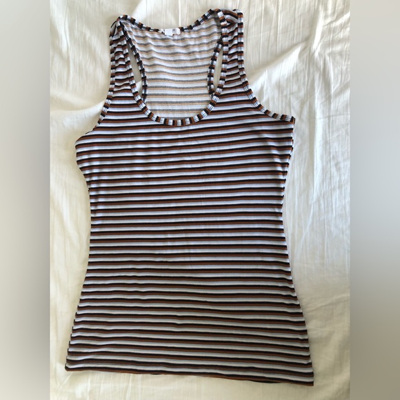 3/$15 Ardene Stripe Racerback Tank - Picture 3 of 3